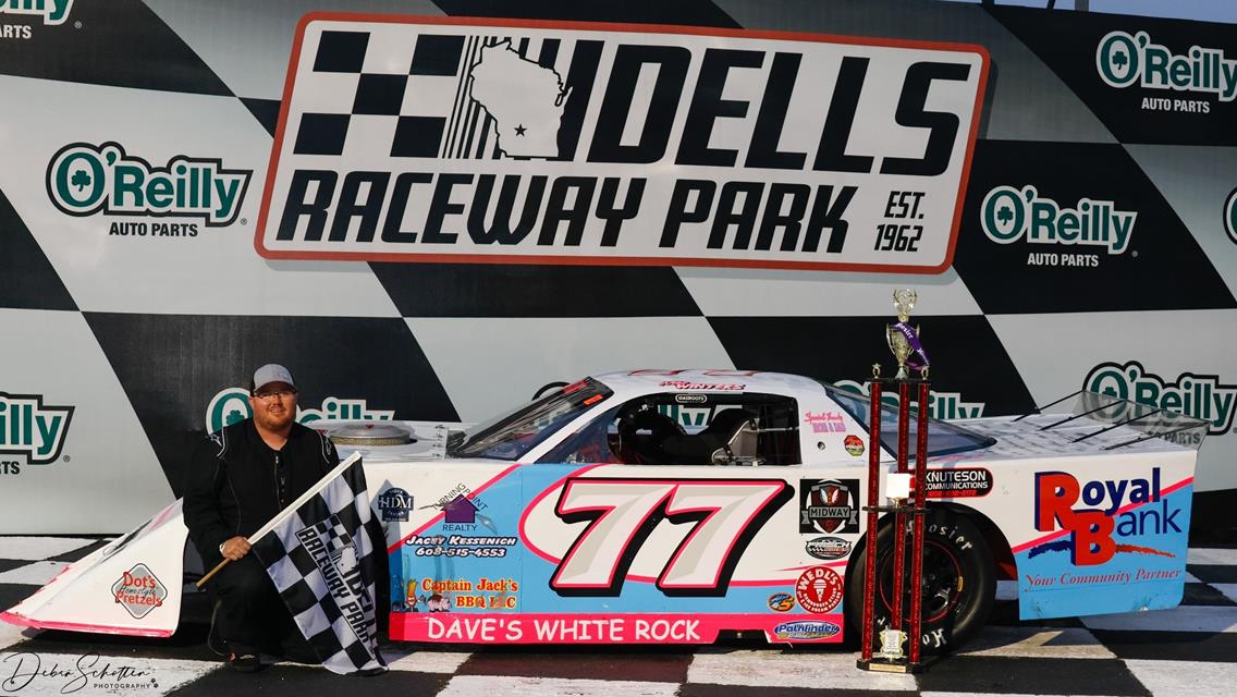 WINTERS WINNER IN DRP 602 LATE MODEL BADGER STATE EVENT