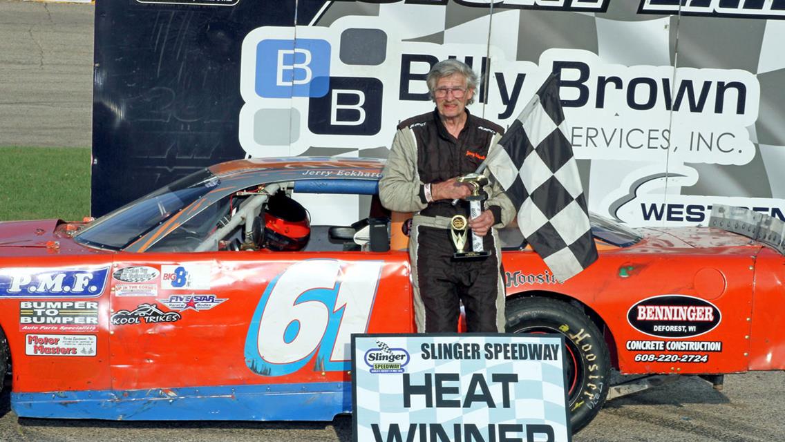 Apel Wins after Leaders Tangle at Slinger
