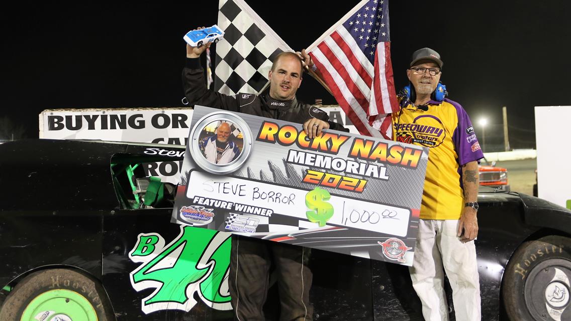 Borror Wins Rocky Nash Memorial At SOS; Steele And Knight Also Earn Chamber Of Commerce Night Victories