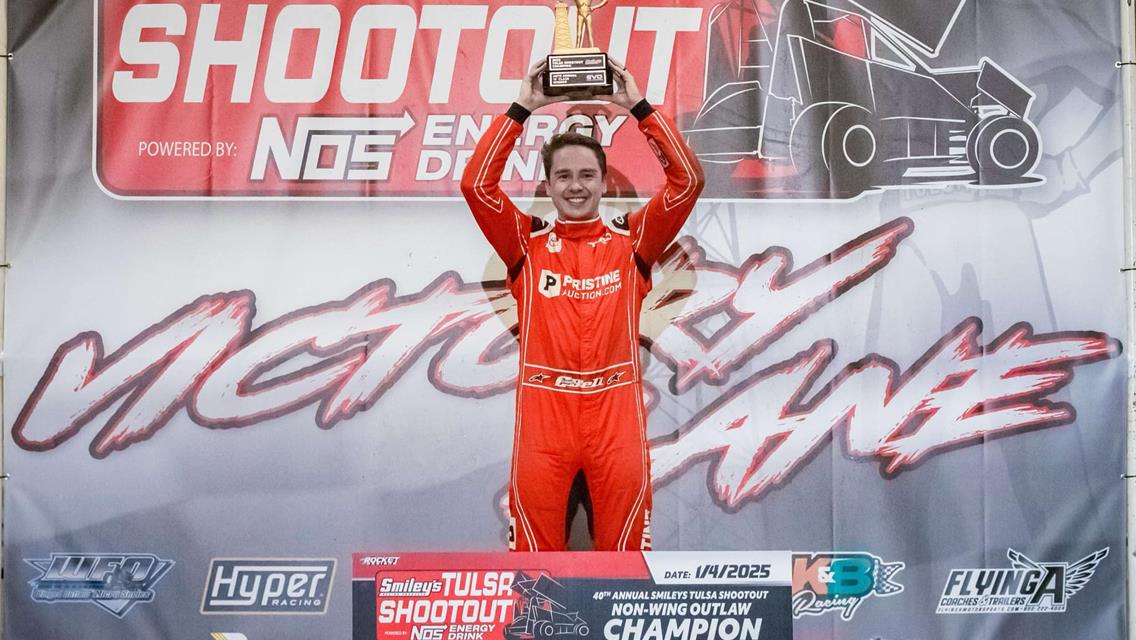 Bell Fends Off Larson For Tulsa Shootout Glory In Non-Wing Outlaw Championship Event