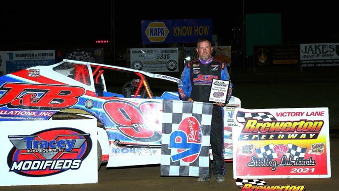 Jimmy Phelps Brewerton Speedway Modified Win Keeps Him in The Hunt for The Championship: Top-Three in Sportsman Separated by Four Points