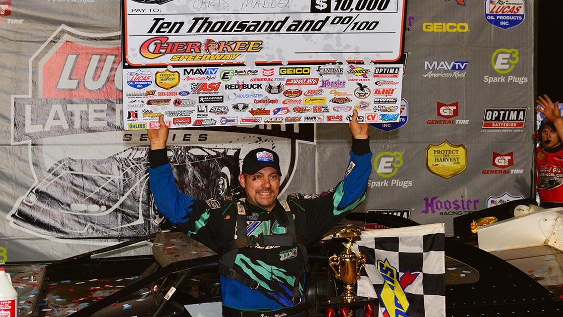 Madden Makes Haste, Defends Home Track, Wins Cherokee