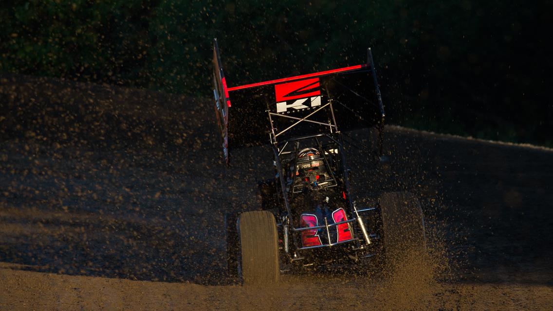 Kerry Madsen Earns Top 10 During World of Outlaws Race at Huset’s Speedway