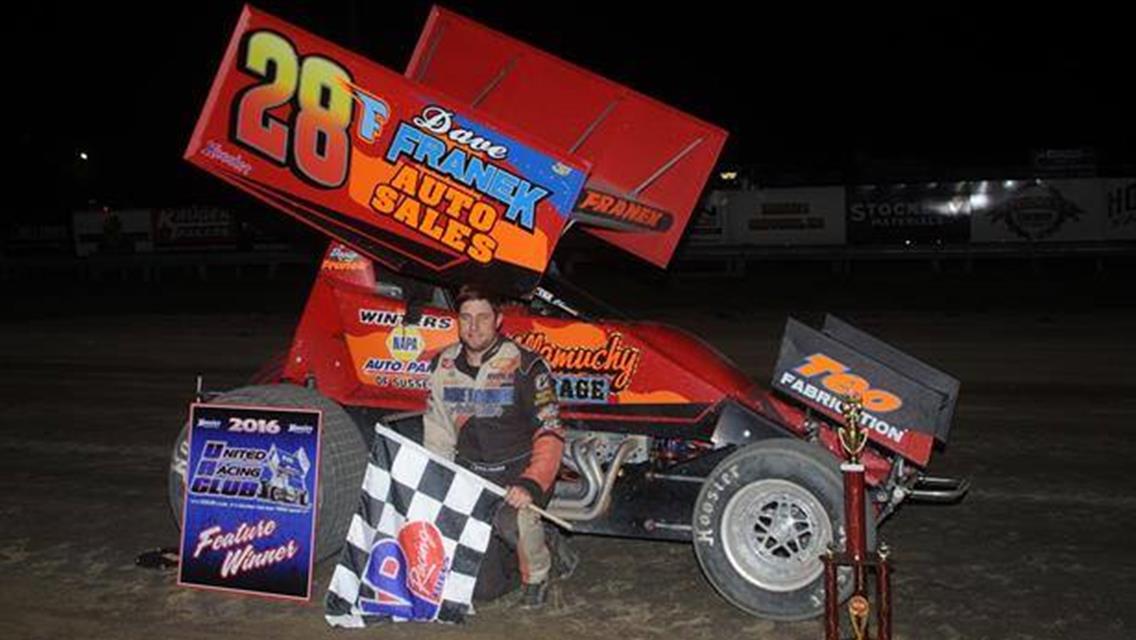 No Panic: Davie Franek Keeps Hot Streak Rolling At Georgetown Speedway Sunday, Earns $2,000 URC Sprint Victory; Sunday Rain Date Draws Strong Crowd, R
