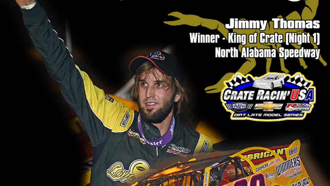 Thomas Dominant in First Trip to North Alabama Speedway