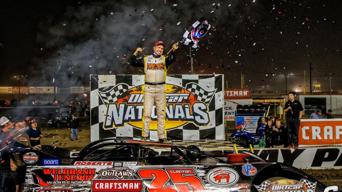 Clanton takes Fog shortened WOO Late Model main at Volusia