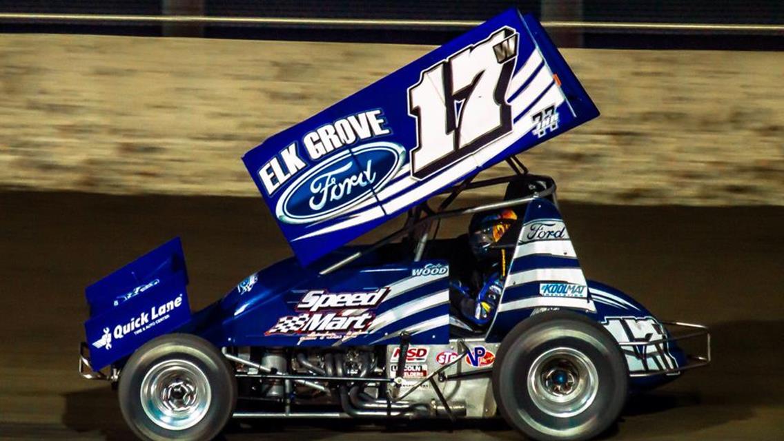 Wood Charges from the Back at Tri-City Speedway, Knoxville Raceway
