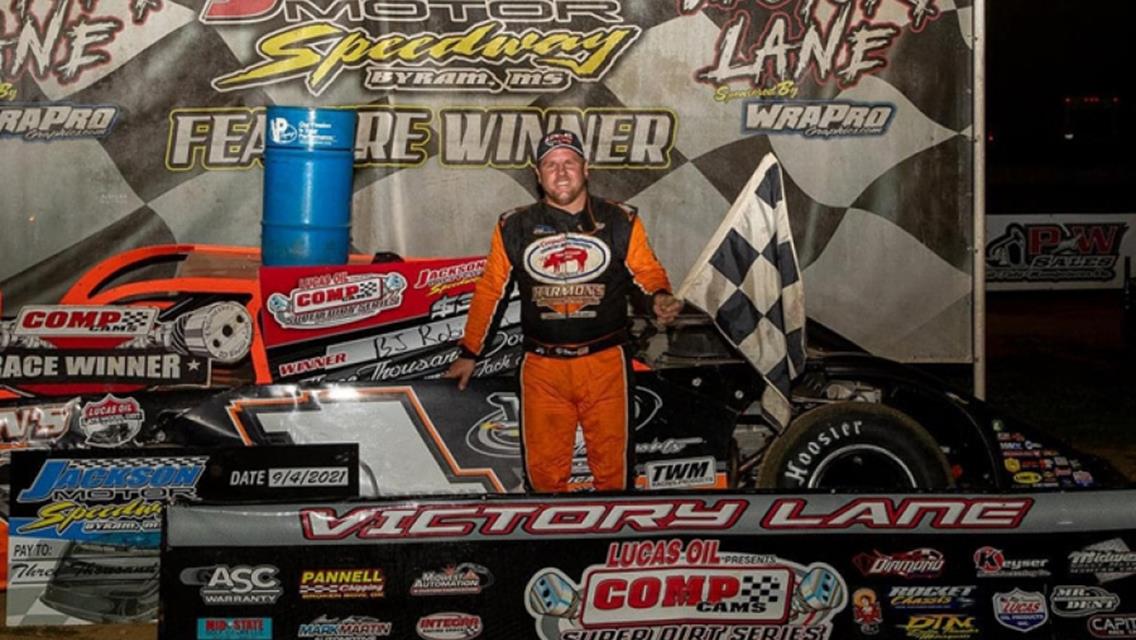 B.J. Robinson Triumphs in COMP Cams Super Dirt Series visit at Jackson