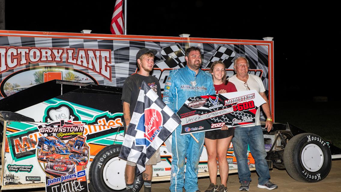 Derek Groomer banks ninth win of 2022 at Brownstown