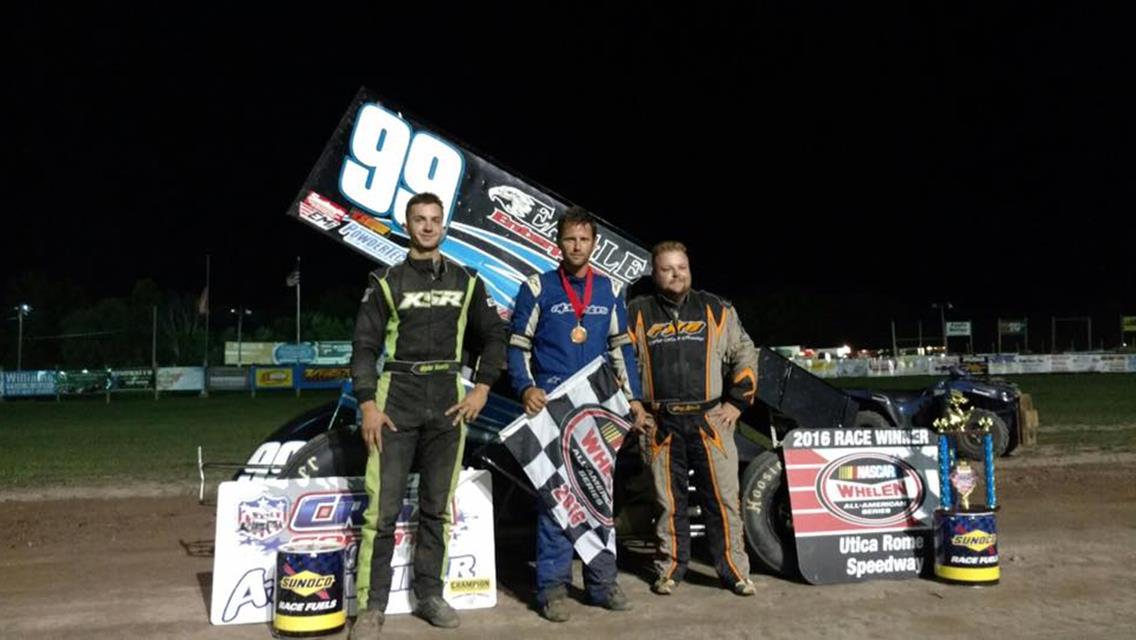 KISER TAKES THE #99 TO VICTORY LANE AT UTICA-ROME SPEEDWAY - 09/10/16