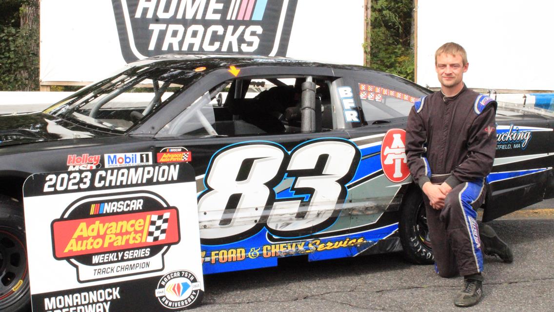 Congratulations to the 2023 NHSTRA Late Model Champion - Tim Wenzel
