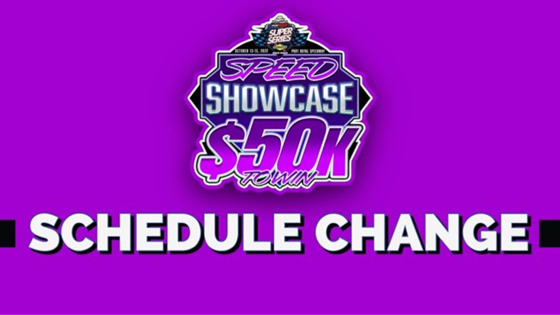 Schedule Adjustment: Thursday Program Stopped By Rain, Friday Practice Added