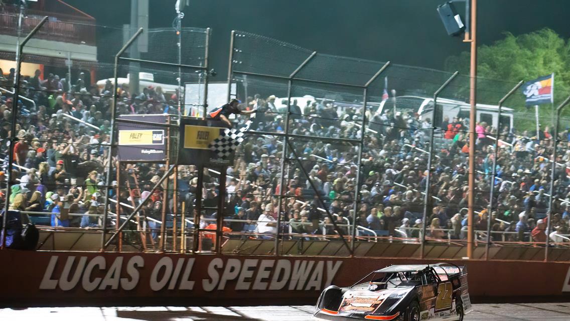 Lucas Oil Speedway (Wheatland, Mo.) – Lucas Oil Late Model Dirt Series – Show-Me 100 – May 28th, 2022. (Heath Lawson photo)