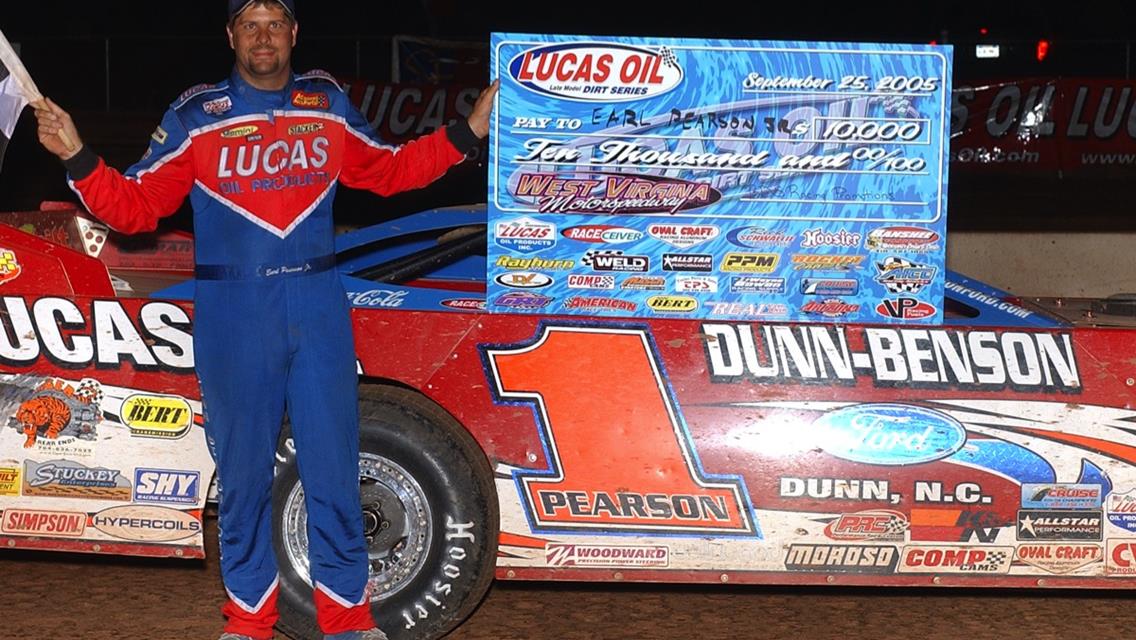 Pearson Powers To Lucas Oil Late Model Dirt Series Win at West Virginia Motor Speedway