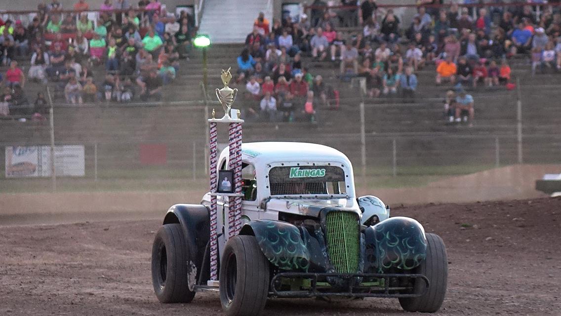 Johnny Kringas Wins - The Kim Parsons Memorial - at Beaver Dam Raceway