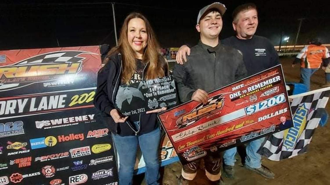 KYLE HARDY OUTDUELS TRACK CHAMP DARYL CHARLIER FOR 1ST PITTSBRUGH WIN WORTH $3000 IN NIGHT 1 OF THE “BILL HENDREN MEMORIAL” FOR FLYNN’S TIRE/BORN2RUN
