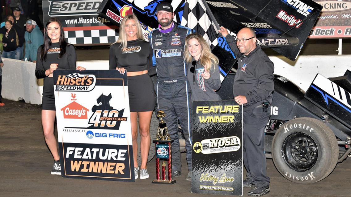 Austin McCarl, Olivier and Moore Earn Victories at Huset’s Speedway During Frankman Motors Night