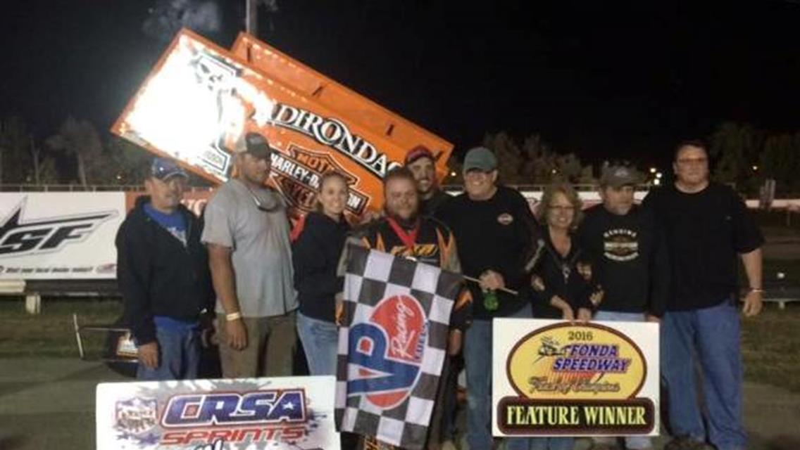 SPARKS CLAIMS FEATURE WIN AT FONDA SPEEDWAY SATURDAY - 07/02/16