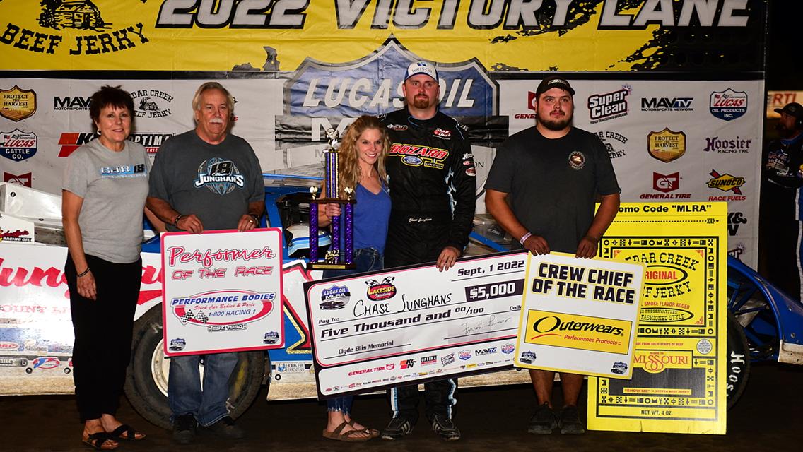 Lakeside Speedway (Kansas City, KS) – Lucas Oil Midwest LateModel Racing Association – September 2nd, 2022. (Todd Boyd photo)