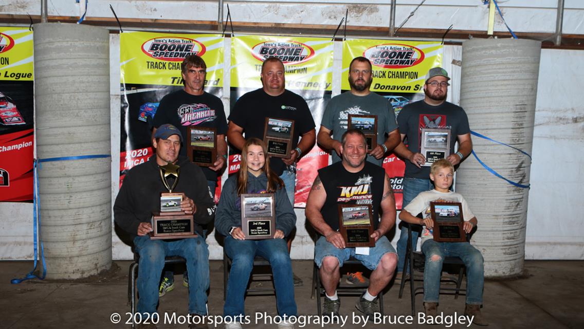 Five track champions crowned at Boone Speedway