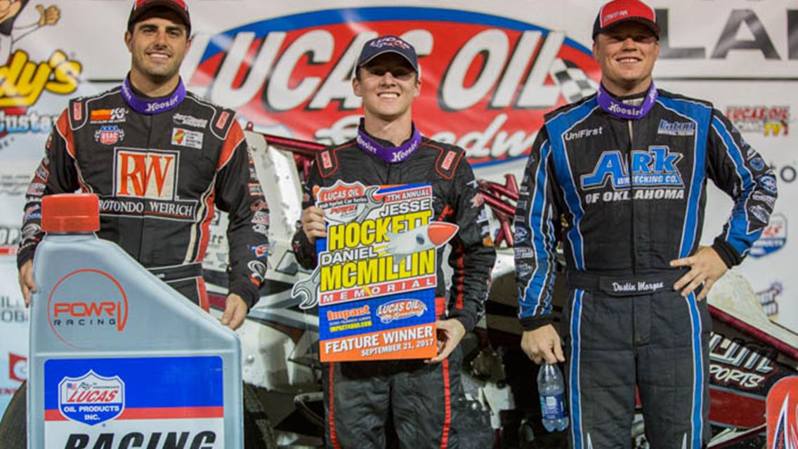 SEAVEY SHINES IN POWRI LUCAS OIL WAR SPRINT DEBUT
