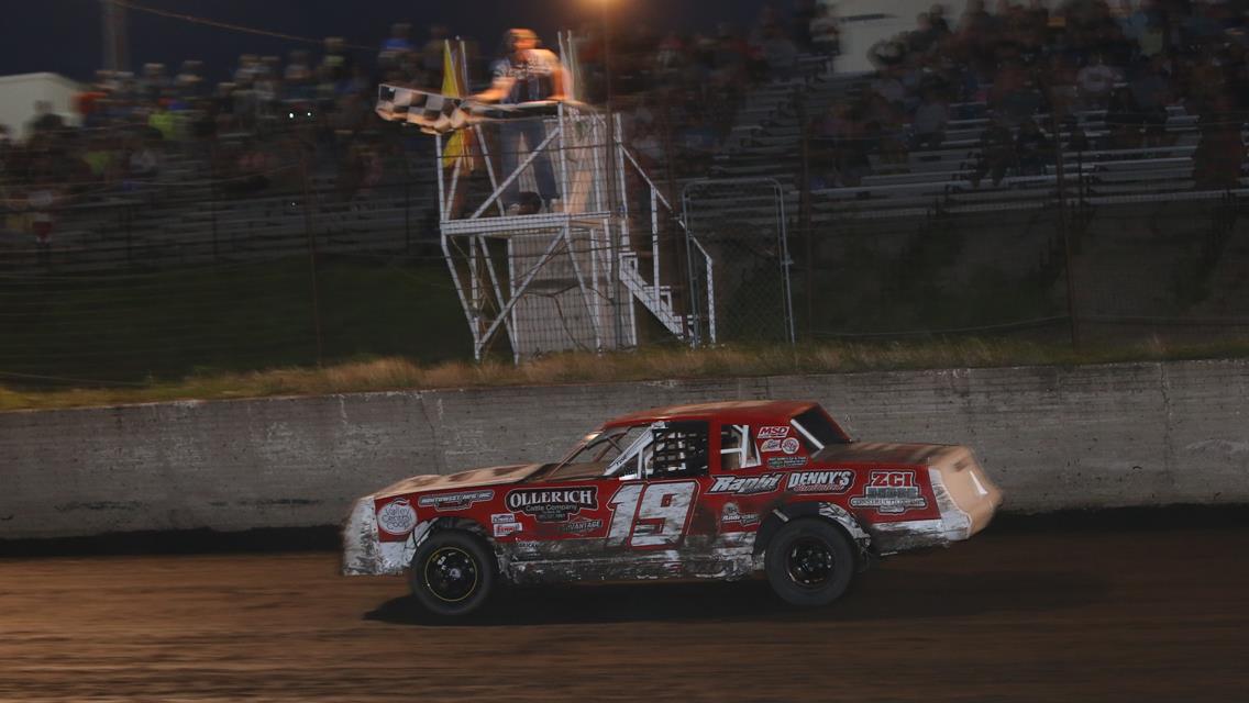 14-year-old Amelia Eisenschenk wins at I-90 Speedway