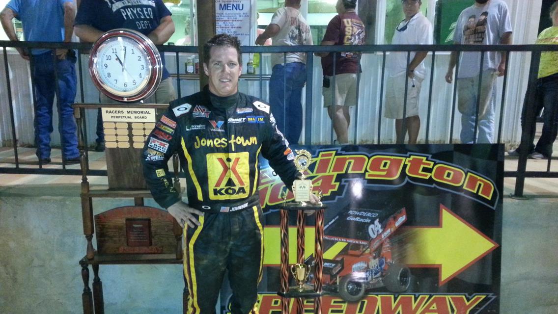 Jason Johnson takes seventh Lucas Oil ASCS win of 2013
