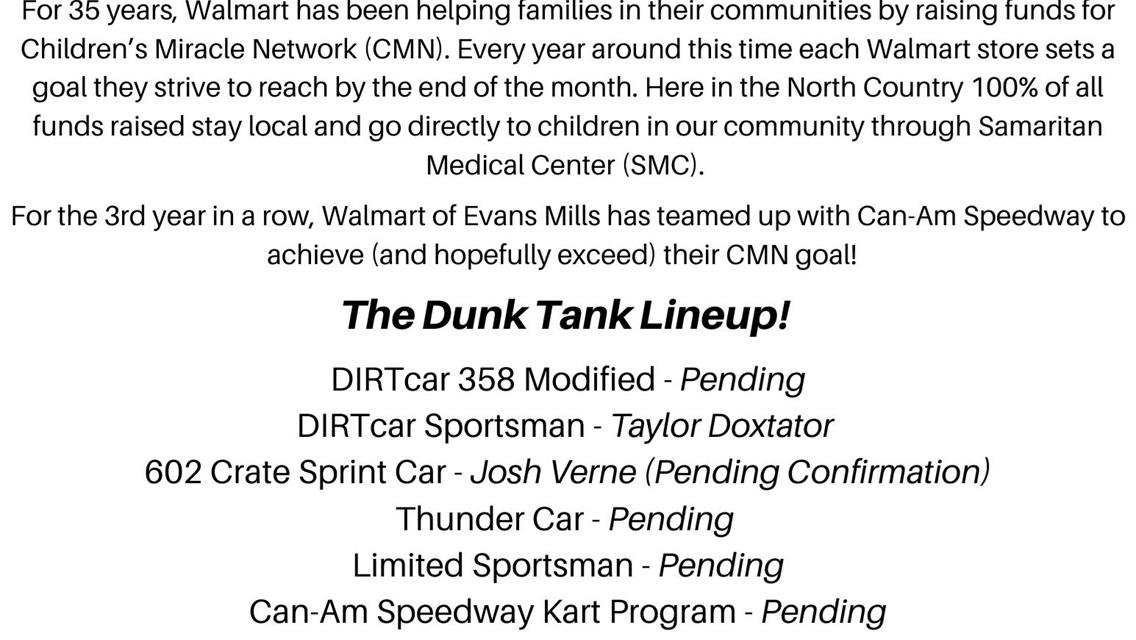 Can-Am Speedway Looking To Beat Mother Nature on Armed Forces Tribute Night