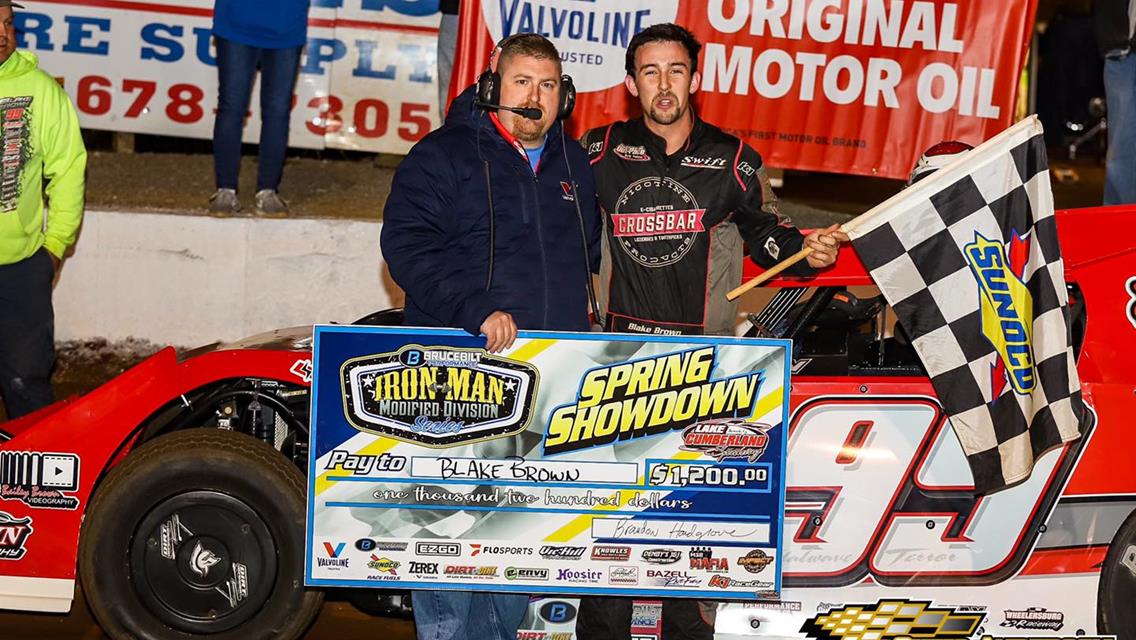 Brown Scores Brucebilt Performance Iron-Man Modified Series Spring Showdown Win at Lake Cumberland