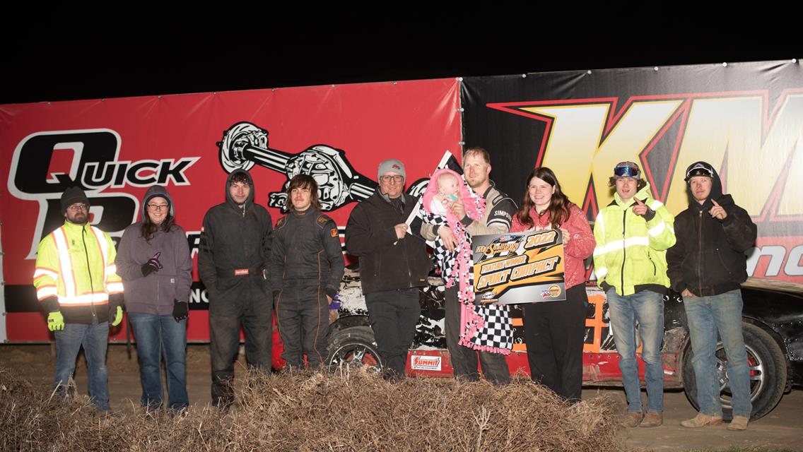 Thornton doubles up on 2022 Season Preview night at the Marshalltown Speedway