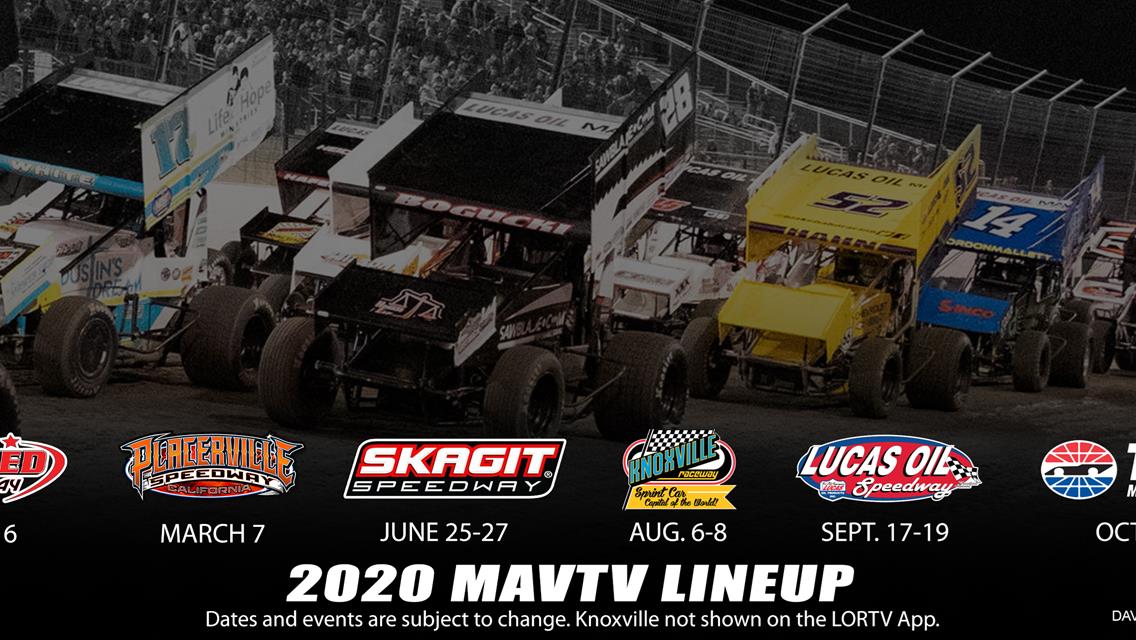 MAVTV Motorsports Network To Broadcast 13 Lucas Oil American Sprint Car Series Events In 2020