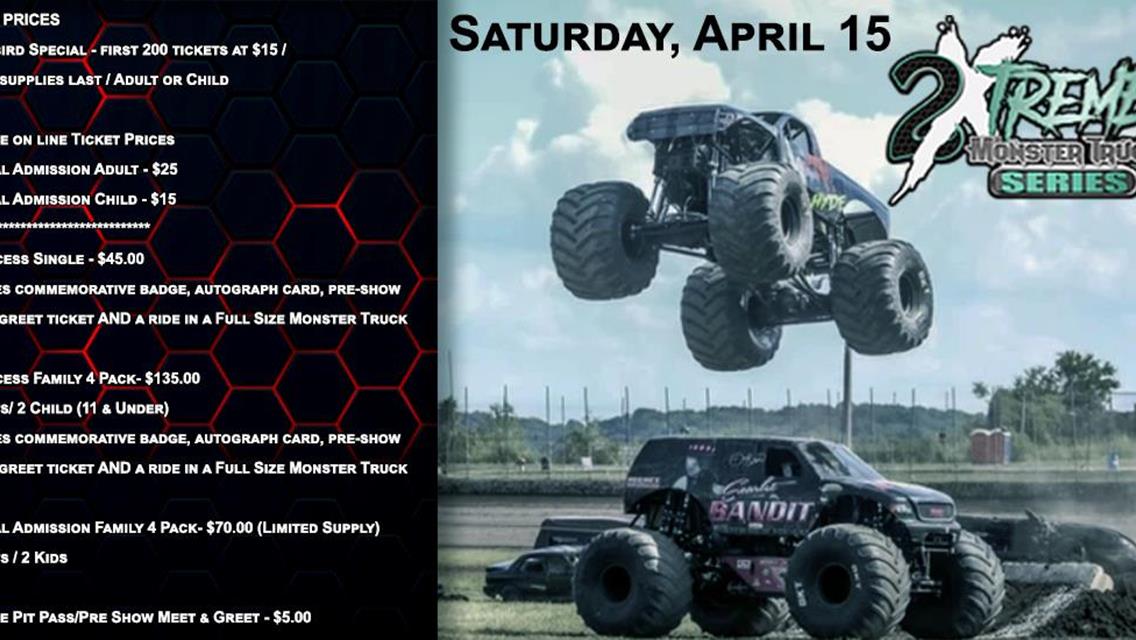 2xtreme Monster Trucks Show Starts Lake Ozark Speedway 2023 Season April 15