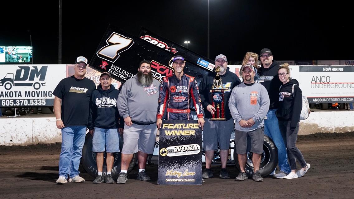Henderson and Sandvig Cap Championship Season at Huset&#39;s Speedway With Win