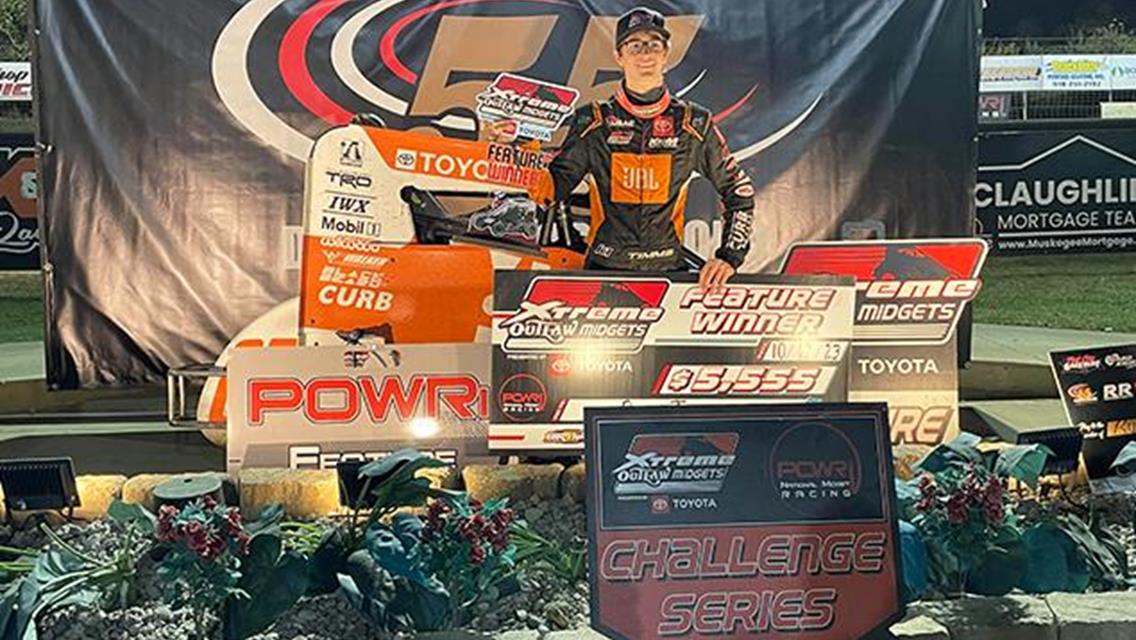 Ryan Timms Remains Winning at Port City Raceway in DRC Sooner State 55 with POWRi National &amp; West/Xtreme Midgets