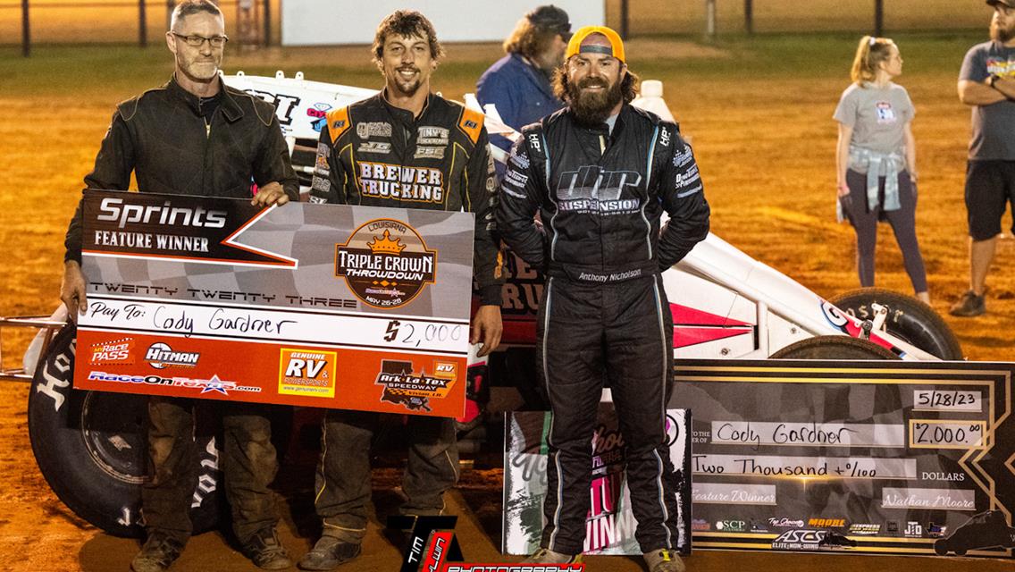 Cody Gardner Goes Undefeated During ASCS Elite Memorial Day Run!