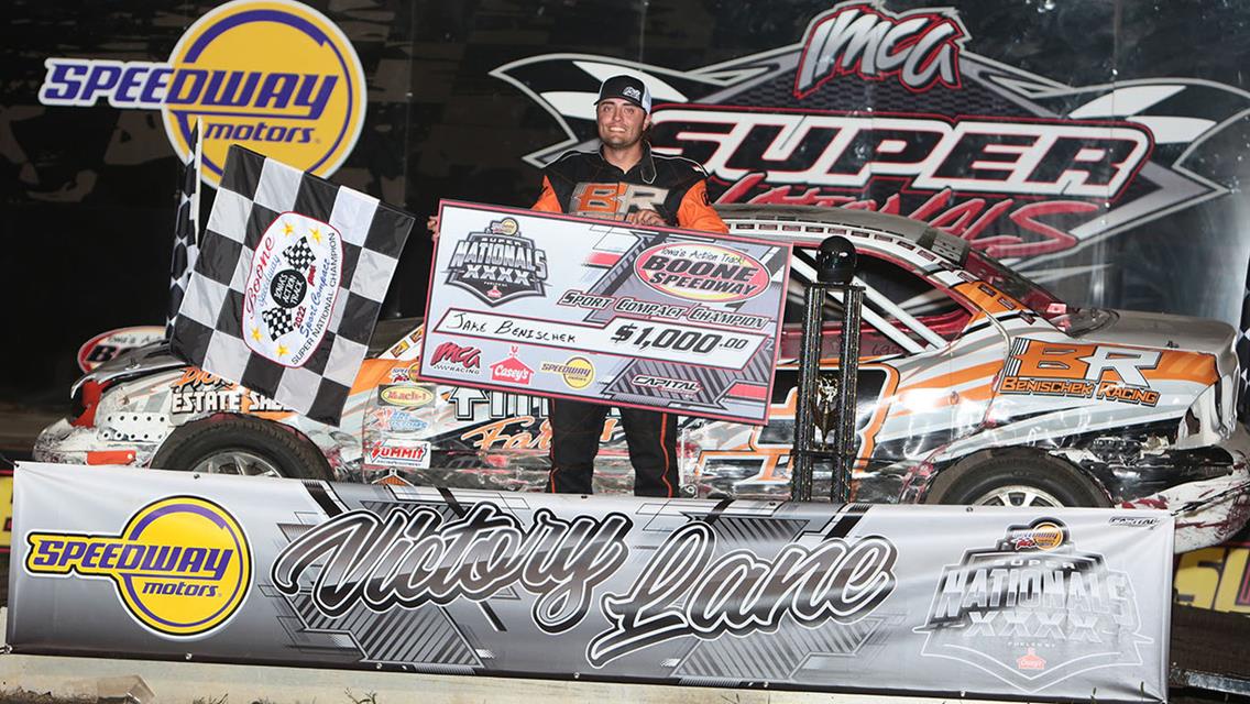 Benischek takes home champion’s trophy after classic IMCA Super Nationals Sport Compact tilt