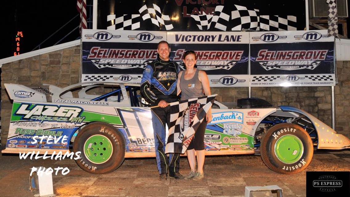 Bryan Bernheisel scores Selinsgrove Speedway victory