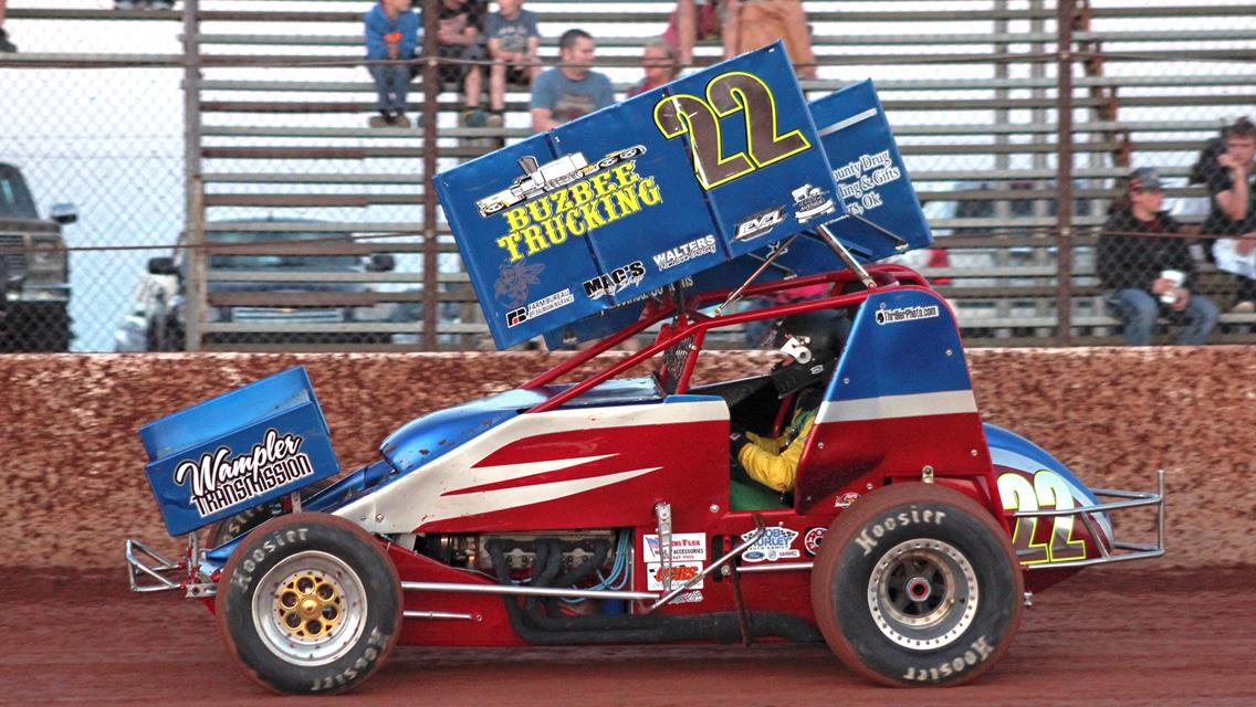 Wampler Charges from Ninth to Record Second Victory at Lawton