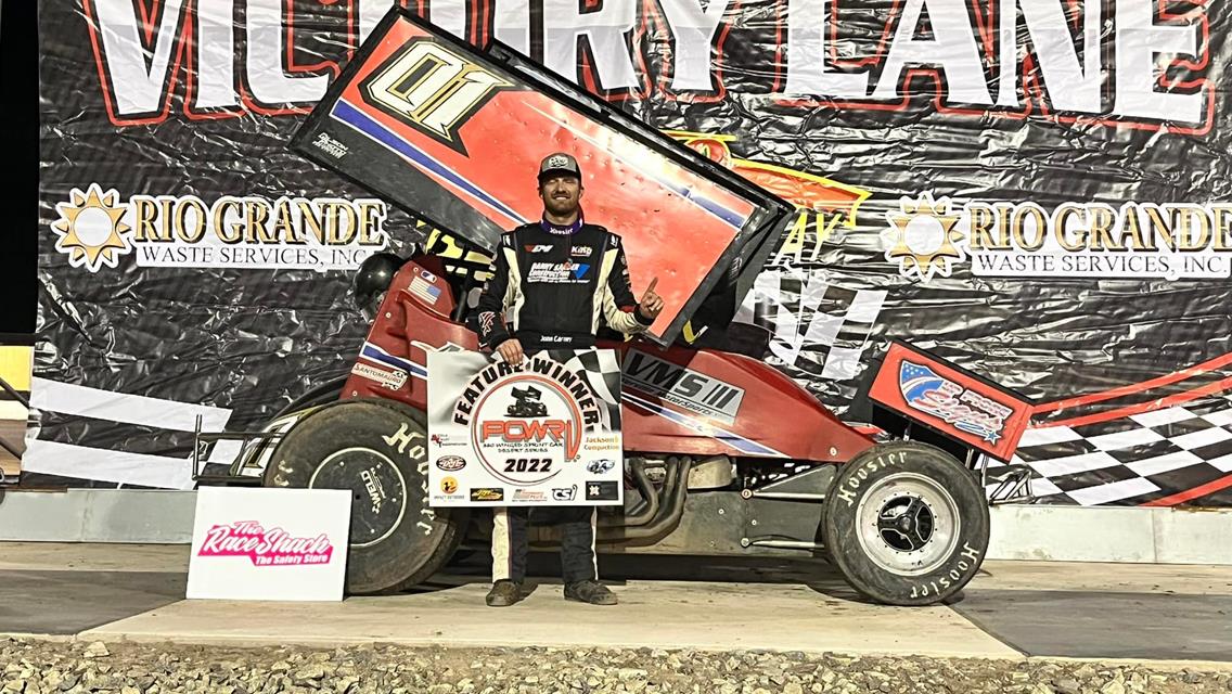 John Carney II Wins ASCS Southwest/POWRi Desert Opener At Vado Speedway Park