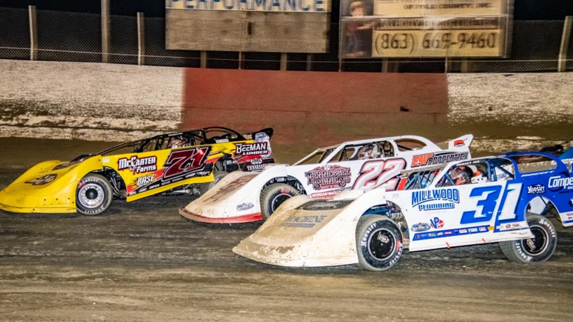 East Bay Raceway Park (Gibsonton, FL) – Crate Racin&#39; USA Winter Series – Clay by the Bay – January 25th-27th, 2024. (Jim Denhamer Photo)