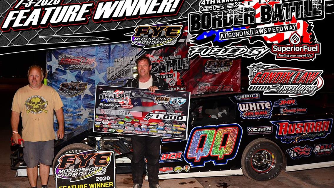 Bahr, Nelson and Sabraski Top Border Battle Day Two