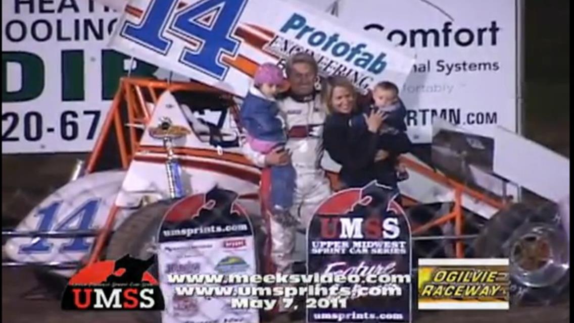 Brooke Tatnell wins UMSS opener May 7 at Ogilvie Raceway!