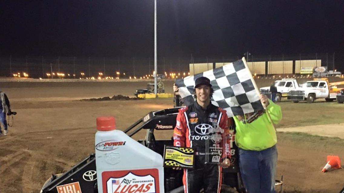 Thorson Tops POWRi West Season Opener.