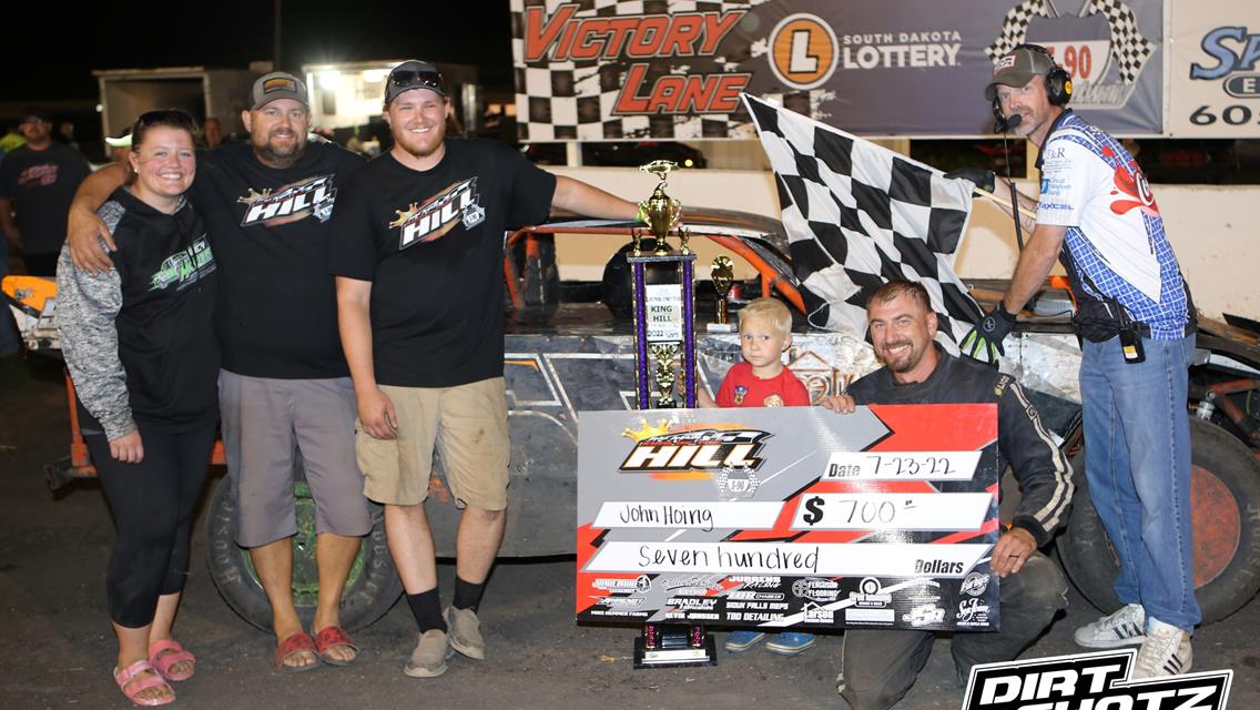 14-year-old Amelia Eisenschenk wins at I-90 Speedway