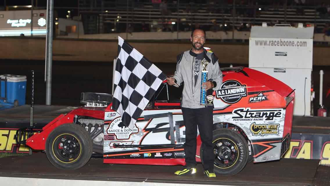 Schmidt repeats in Stock Cars, Gustin, Anderson, Christensen, and Glick see first checkers
