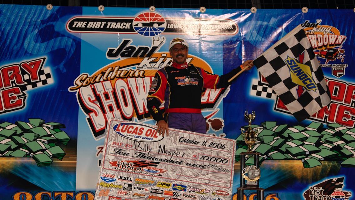 &quot;Mr. Smooth&quot; Billy Moyer Wins the Jani-King Southern Showdown at The Dirt Track @ Lowe&#39;s Motor Speedway