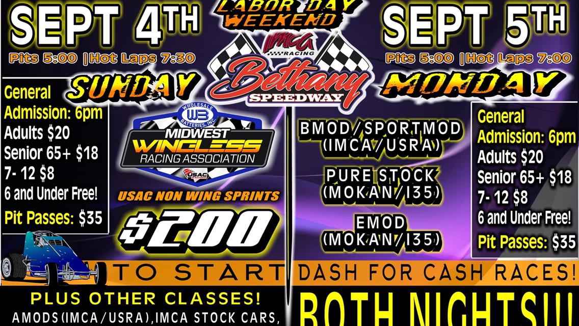 Double Your Fun This Labor Day Weekend with the MWRA at US36 and Bethany!