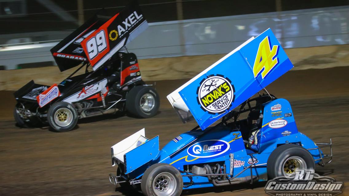 Paul Pokorski tallies top-12 showing in PDTR 360 Sprint Car return