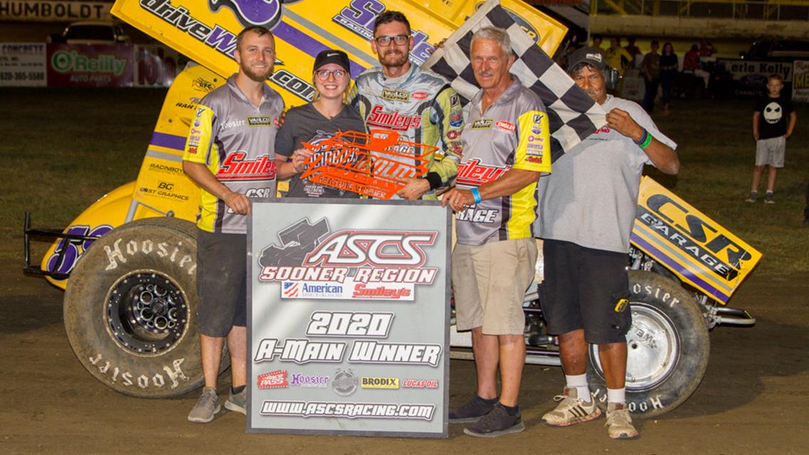 Blake Hahn Dominates ASCS Sooner Region At Humboldt Speedway