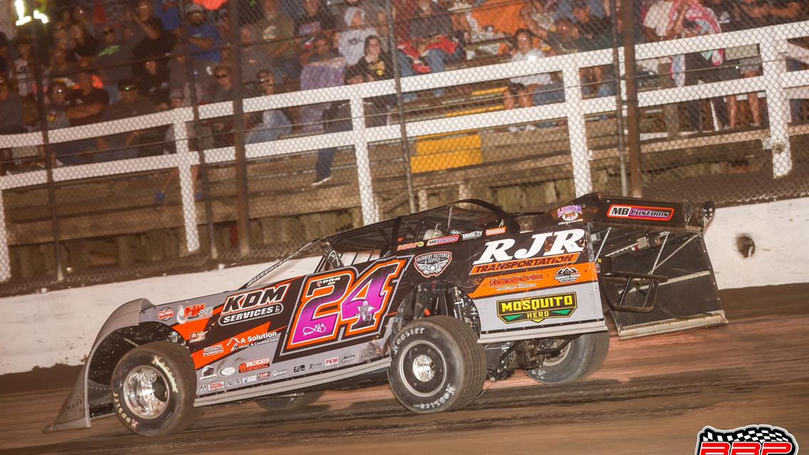 Macon Speedway (Macon, IL) – DIRTcar Summer Nationals – Herald &amp; Review 100 – July 6th, 2023. (Brendon Bauman photo)